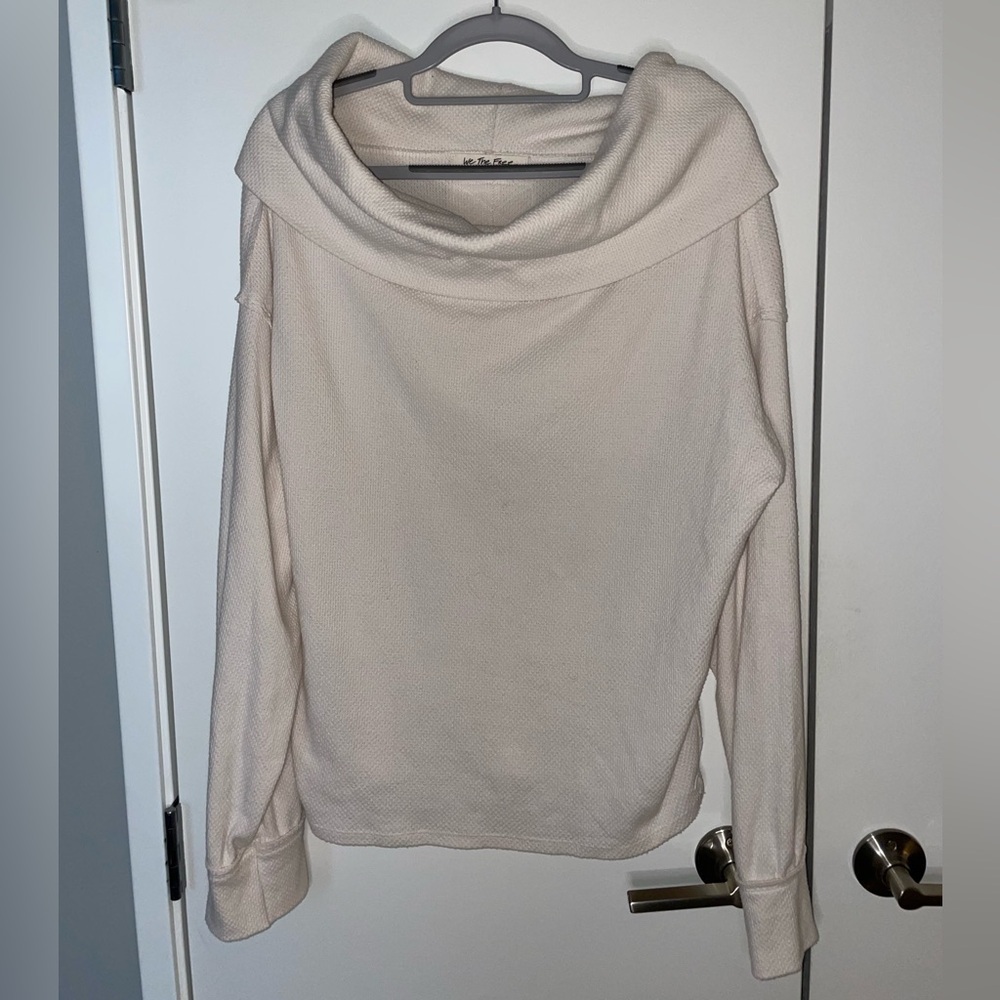 Free People Cream Top